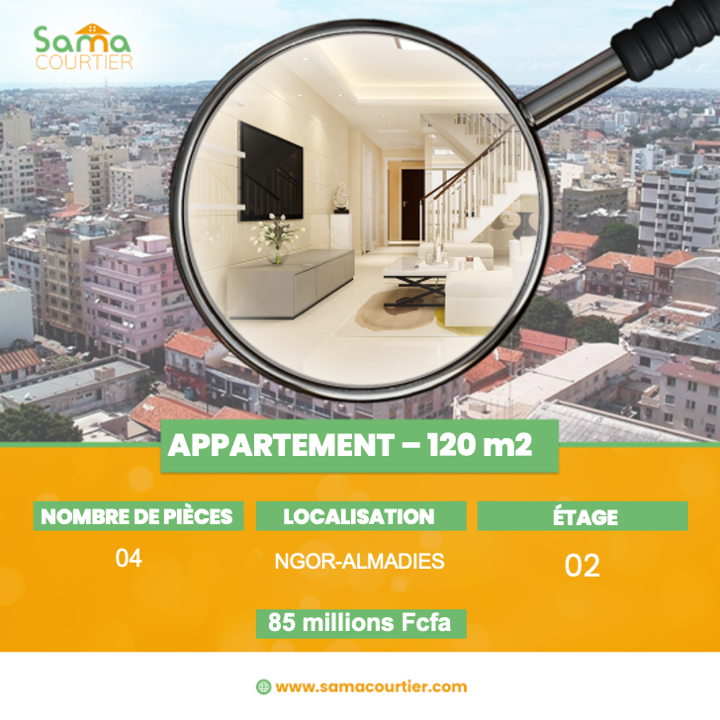 Appartement a vendre Ngor Almadies